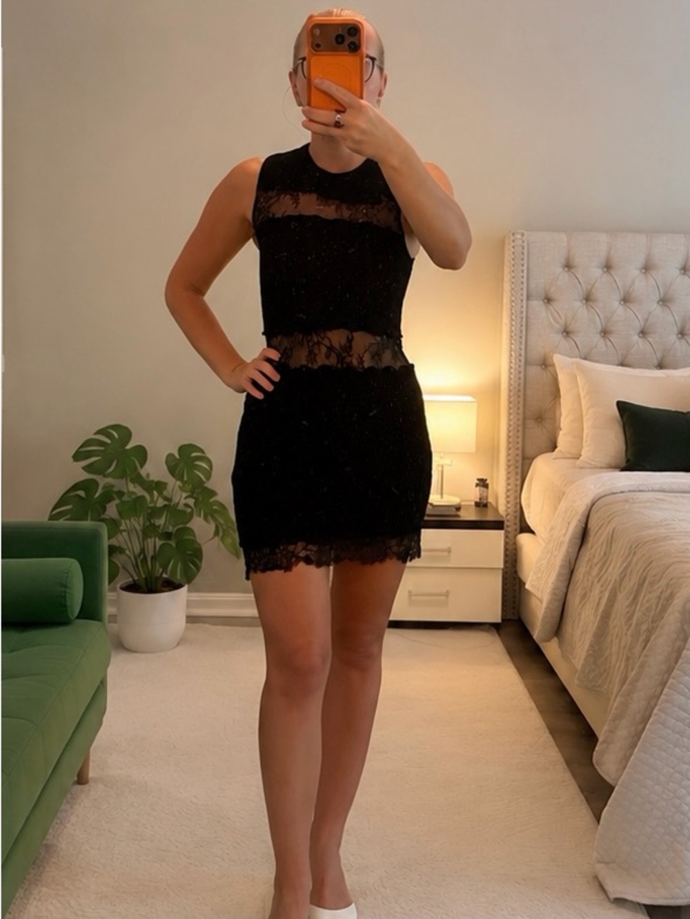 Zara Black Textured Sleeveless Sheath Dress